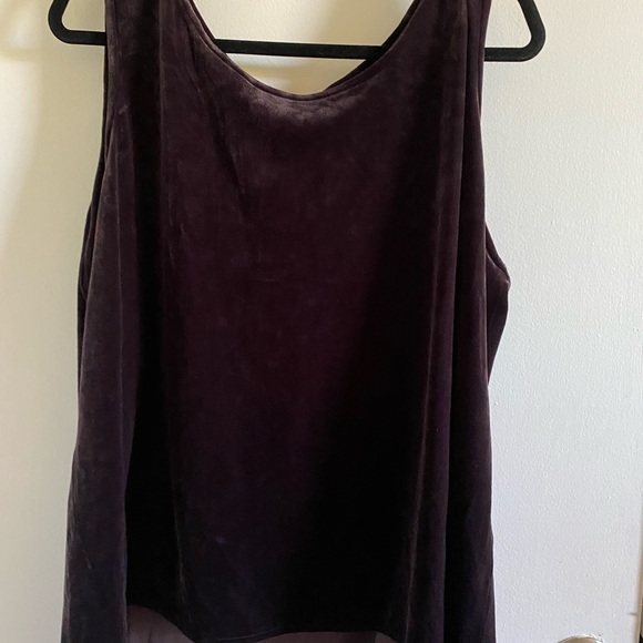 NWT Eileen Fisher Velvet Tank - Picture 3 of 5